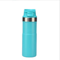 16oz Stainless Steel Insulated Travel Mug with Trigger Lid A8626