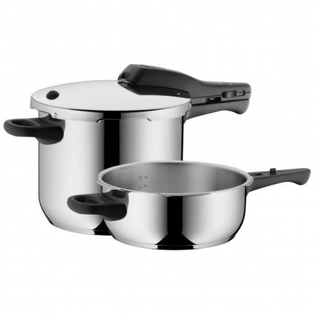 2-Piece Stainless Steel Pressure Cooker Set Y59691