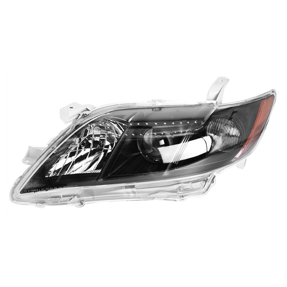 Black Projector Headlight Assembly Pair N6537