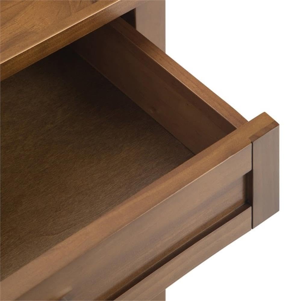 2-Piece Wood 24" Bedside Nightstand Table Set L267