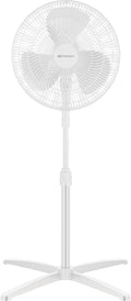 16-inch Oscillating Pedestal Fan with 3-Speed Control, White I906421