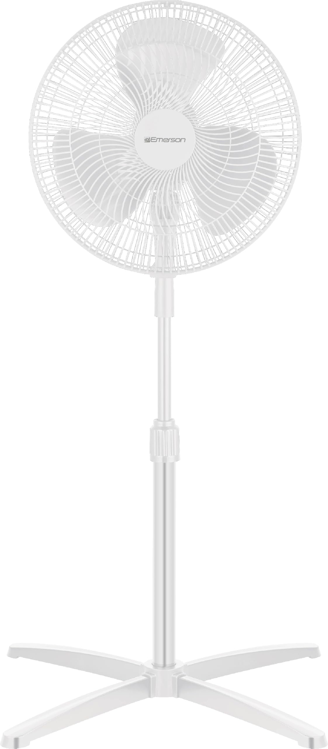 16-inch Oscillating Pedestal Fan with 3-Speed Control, White I906421