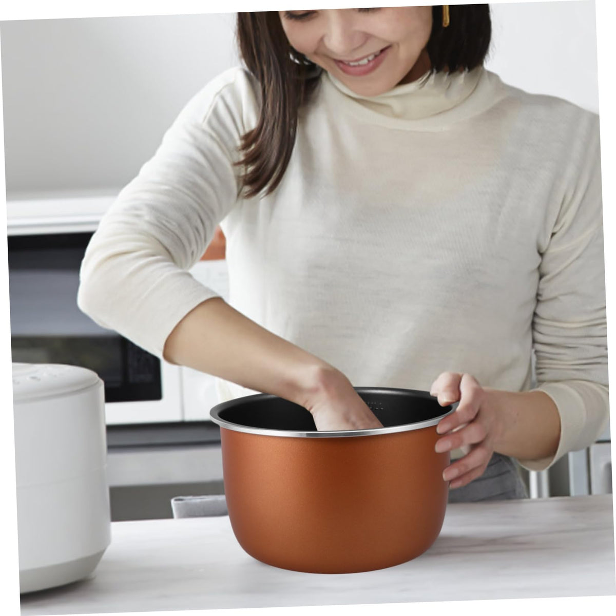 Aluminum Alloy Non-stick 4l Replacement Inner Pot Y961458