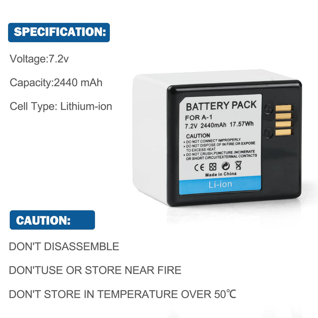 Rechargeable Battery 2Pack 2440mAh R95671