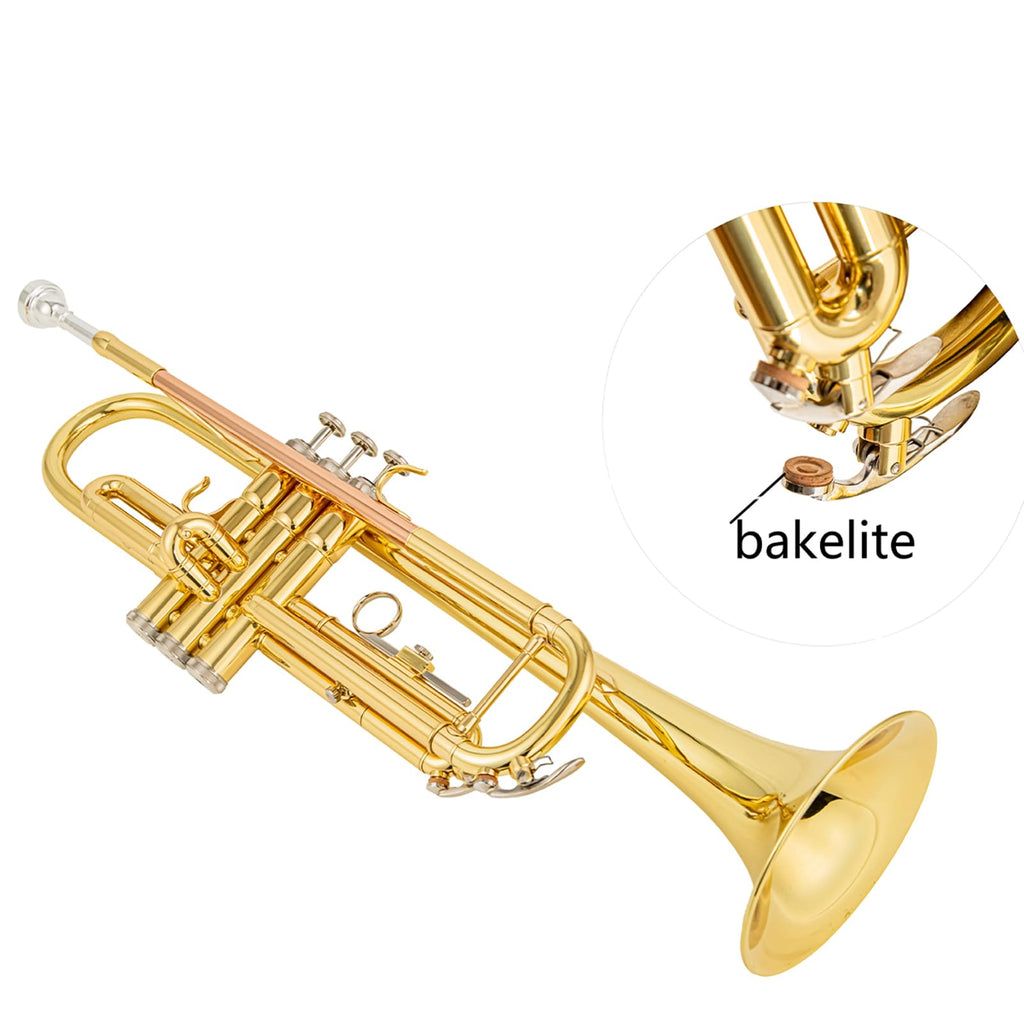 Beginner Student Trumpet with Rose Brass Leadpipe Q745077