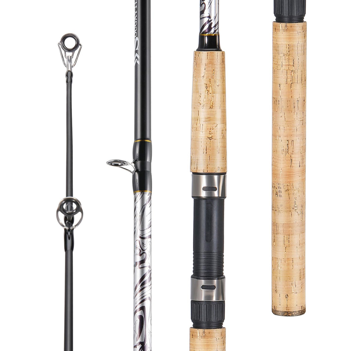 Carbon Glass Composite Fishing Rod with Stainless Steel Line Guides O613