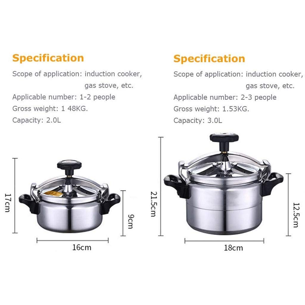 Aluminum Non-stick Pressure Cooker 2L T341203