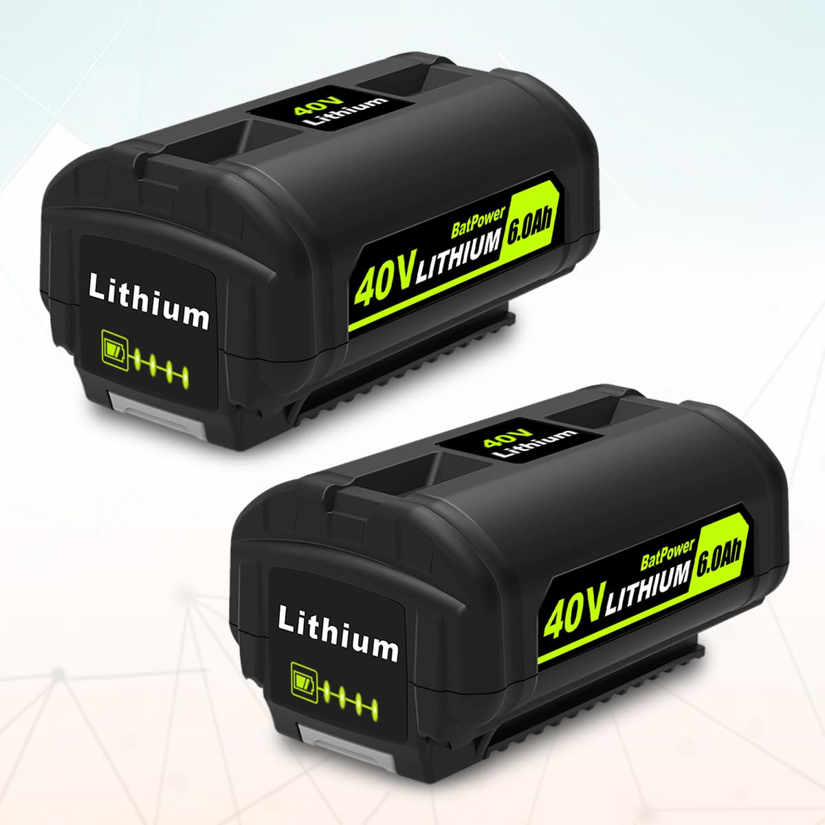 2-Pack 40V Lithium-Ion Battery and Charger Starter Kit S483