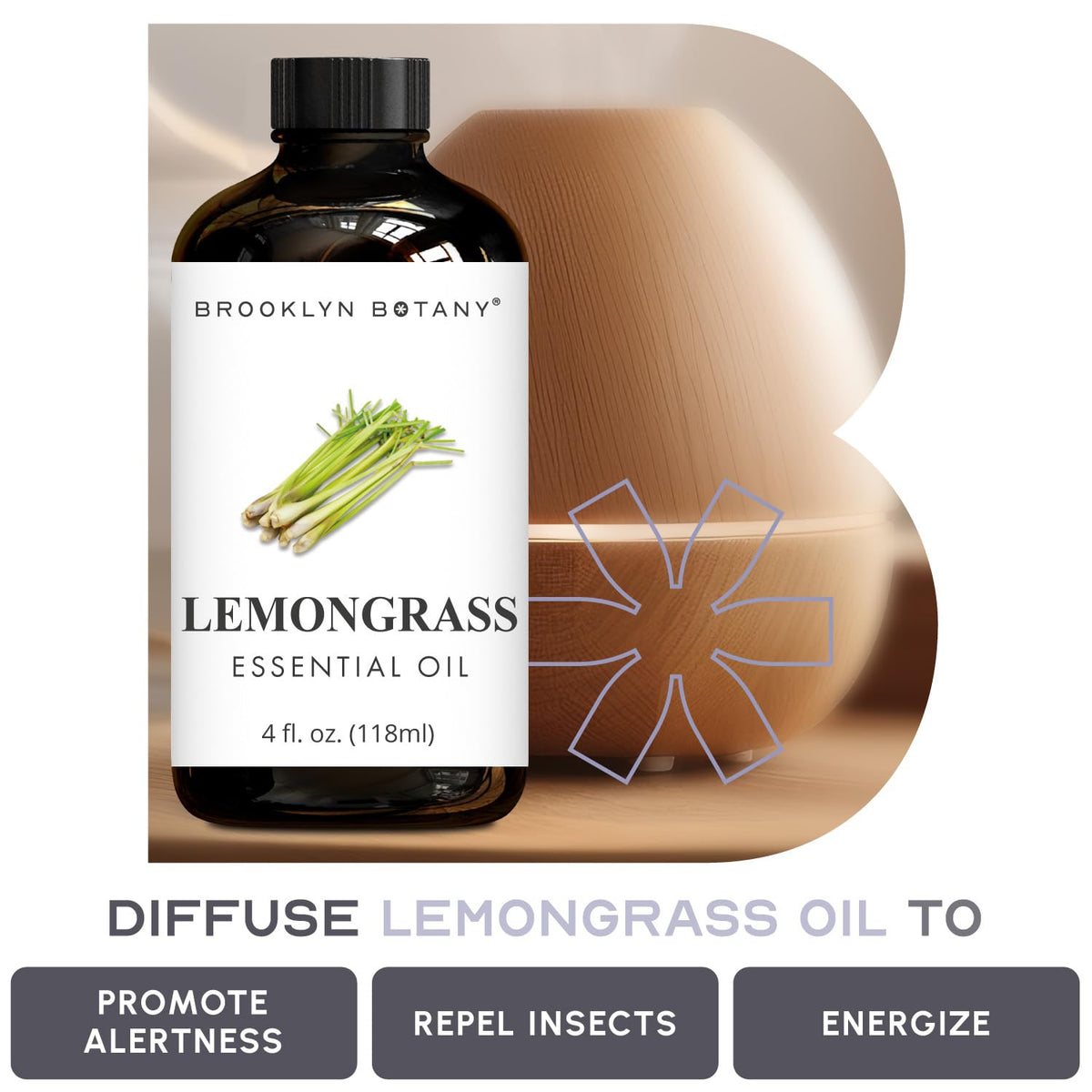 Lemon & Lemongrass Essential Oils 4 Fl Oz Pack of 2 D67114