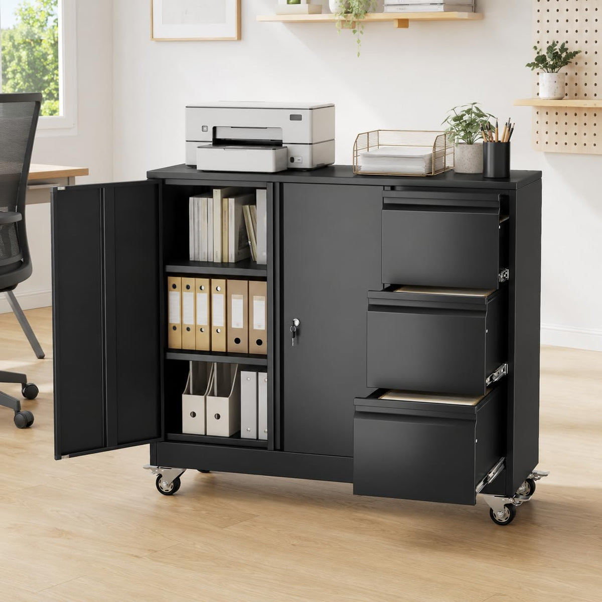 3 Drawer Rolling File Cabinet P18784