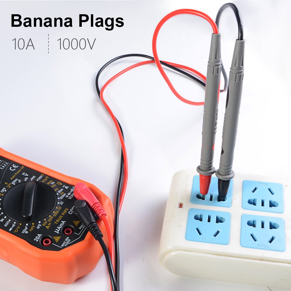 Multimeter Test Leads Set with Alligator Clips J770