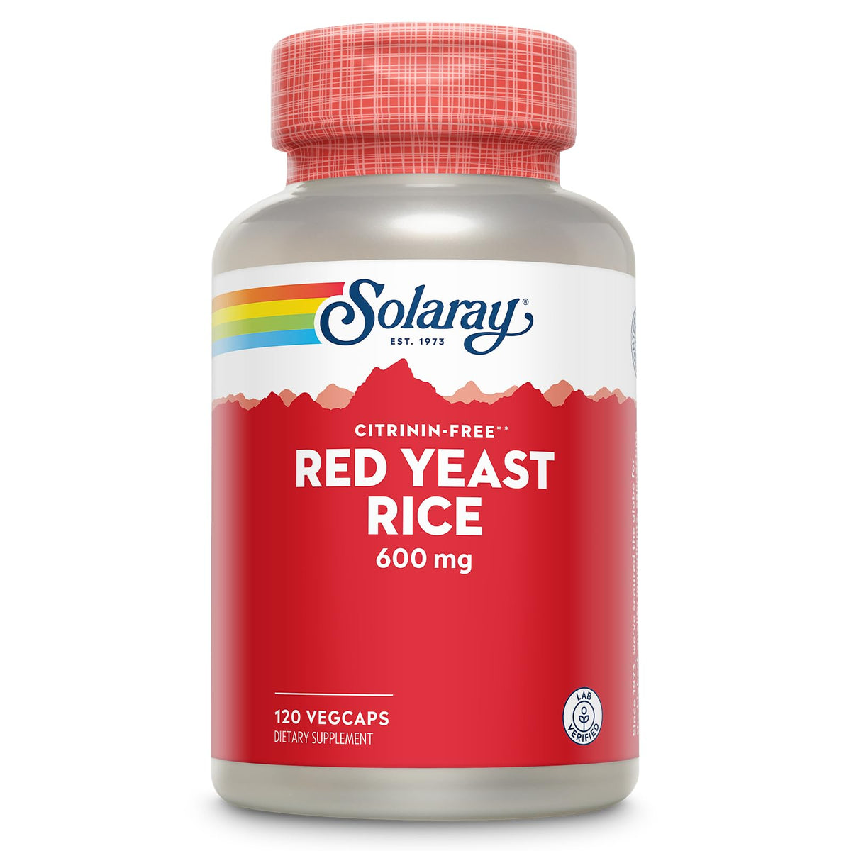 Red Yeast Rice 600mg 120 Veggie Capsules U65079