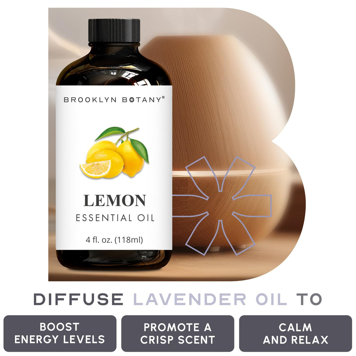 Lemon & Lemongrass Essential Oils 4 Fl Oz Pack of 2 D67114