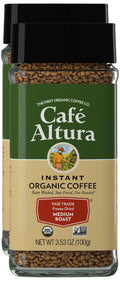 Organic Medium Roast Instant Coffee 3.53 Oz Pack of 2 M641512