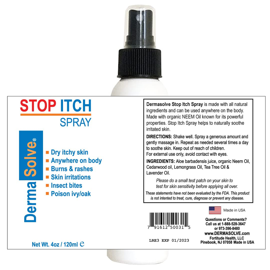 Organic Neem Oil Itch Relief Spray J2555