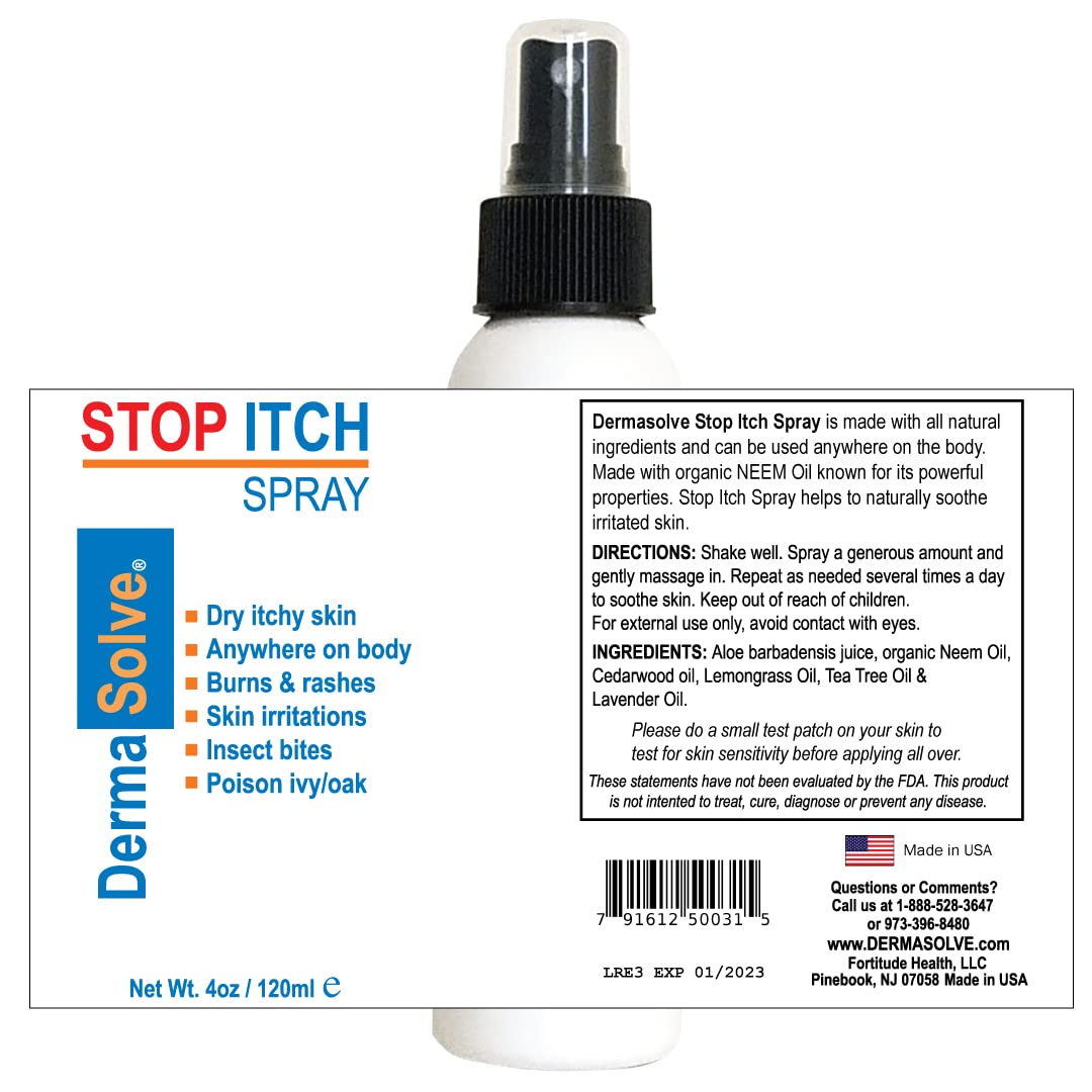 Organic Neem Oil Itch Relief Spray J2555