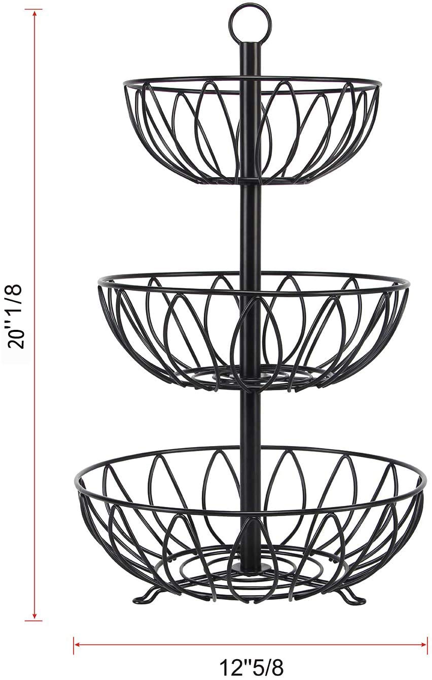 3 Tier Metal Fruit Basket I2725