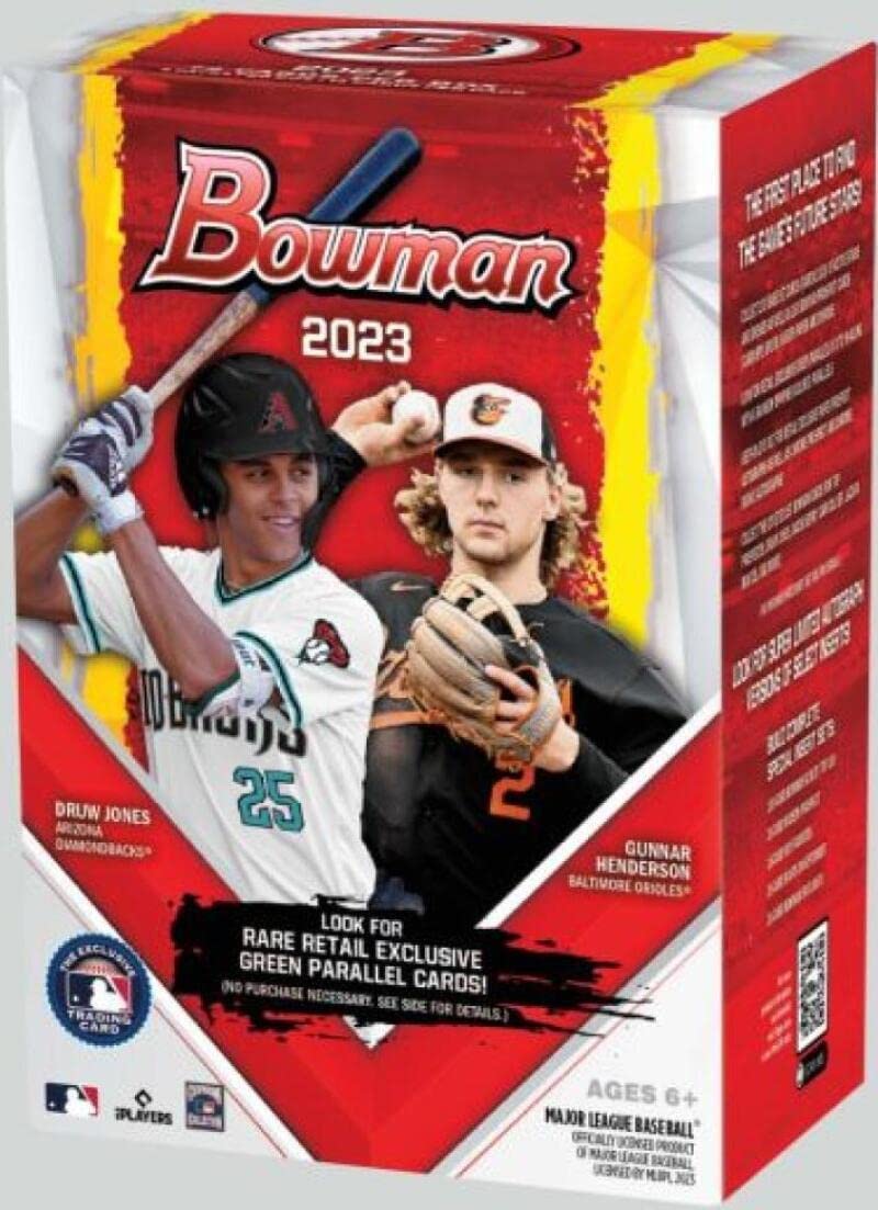 2023 Bowman Baseball Value Box 6 Packs 72 Cards I37730