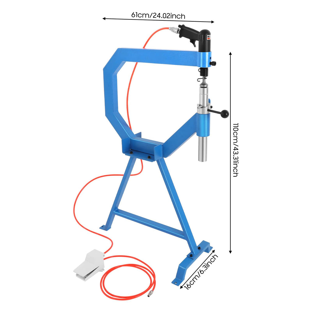 Pneumatic Planishing Hammer with Pedal & Stand P4155