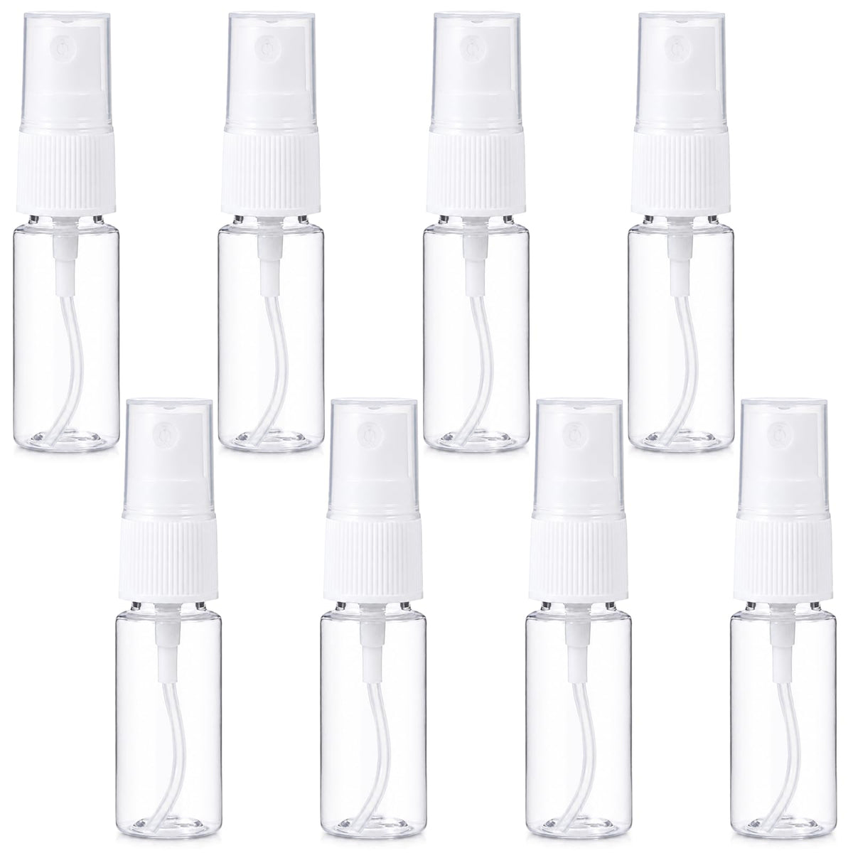 8 Pcs 0.5 Oz Fine Mist Travel Spray Bottles E14304