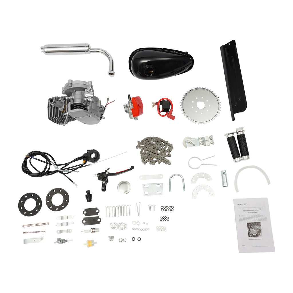 100CC 2-Stroke Bicycle Engine Kit with Air-Cooling W373