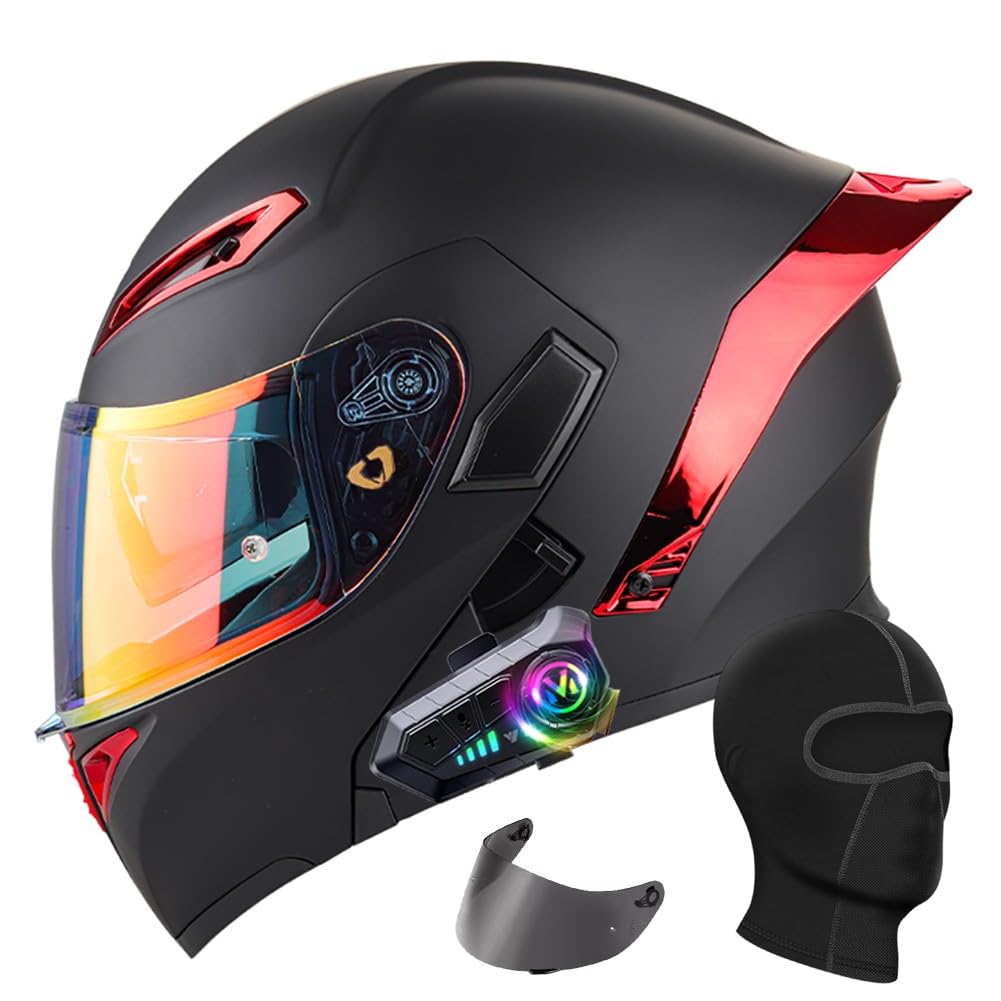 DOT Approved Flip up Full Face Modular Motorcycle Helmet R2419