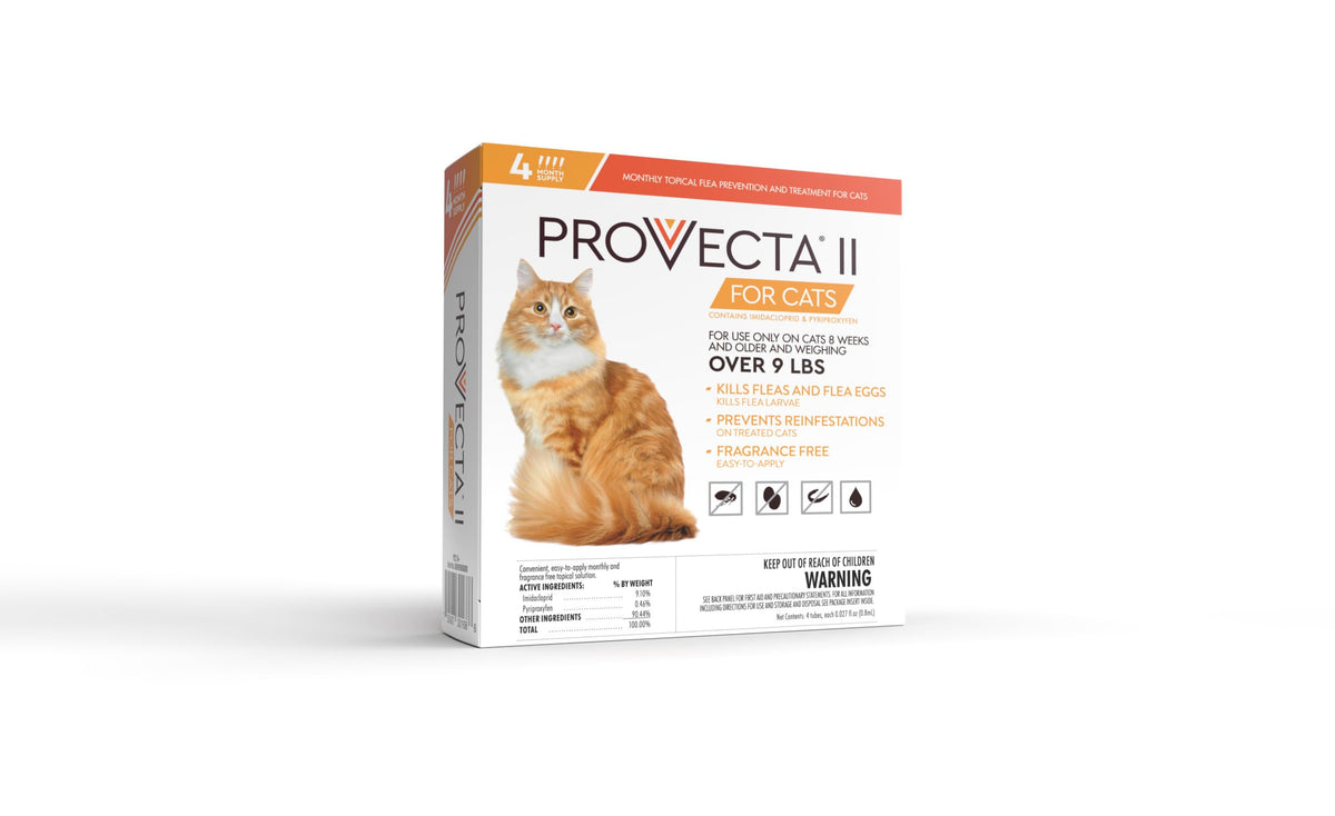 Flea Treatment for Large Cats Over 9 lbs, 4-Month Supply D71818