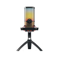USB Microphone with RGB Lighting, 4 Polar Patterns, Black/Copper Z318298