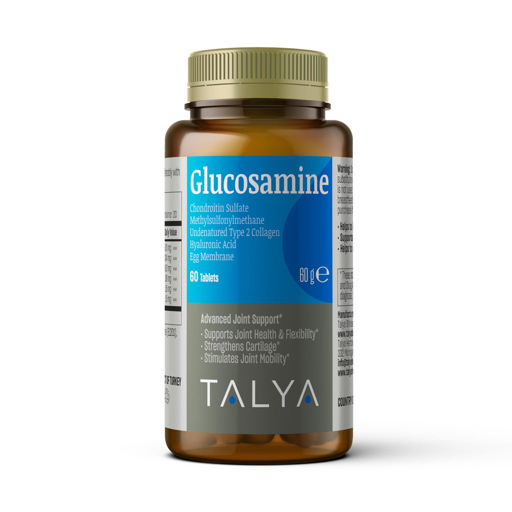 Glucosamine 1500 mg with Chondroitin MSM Collagen 60 Tablets E118
