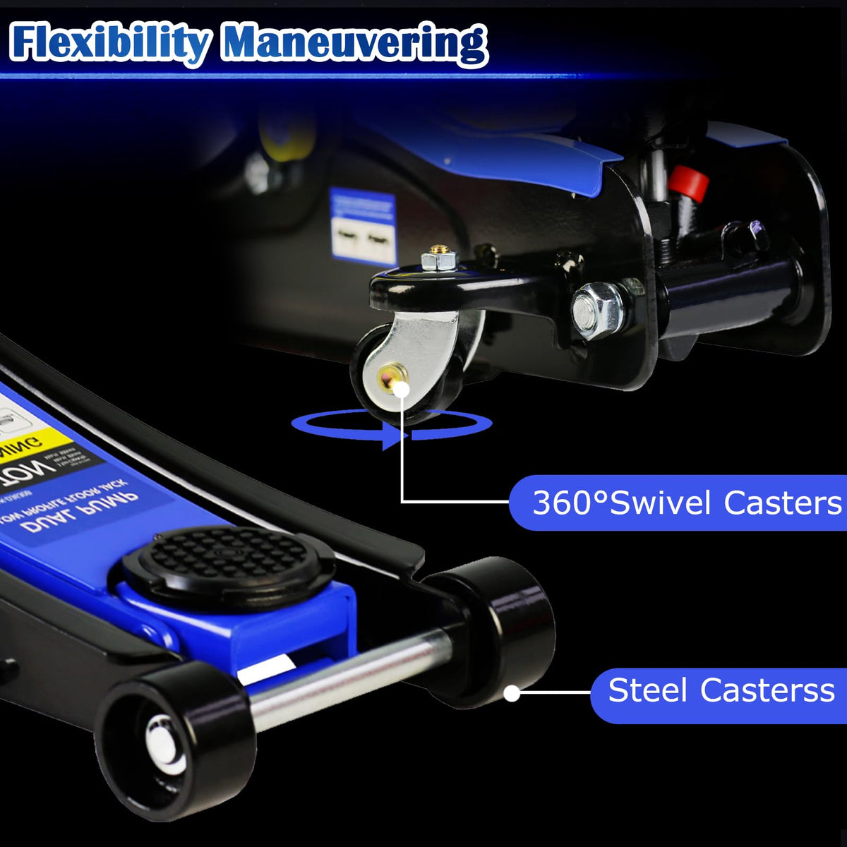 2 Ton Low Profile Hydraulic Steel Floor Jack R104416
