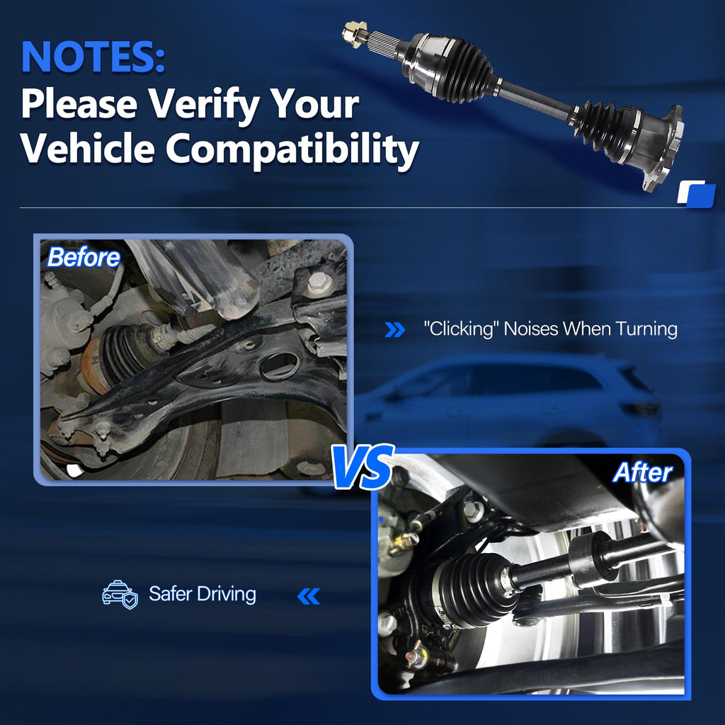 CV Axle Front Pair P27236