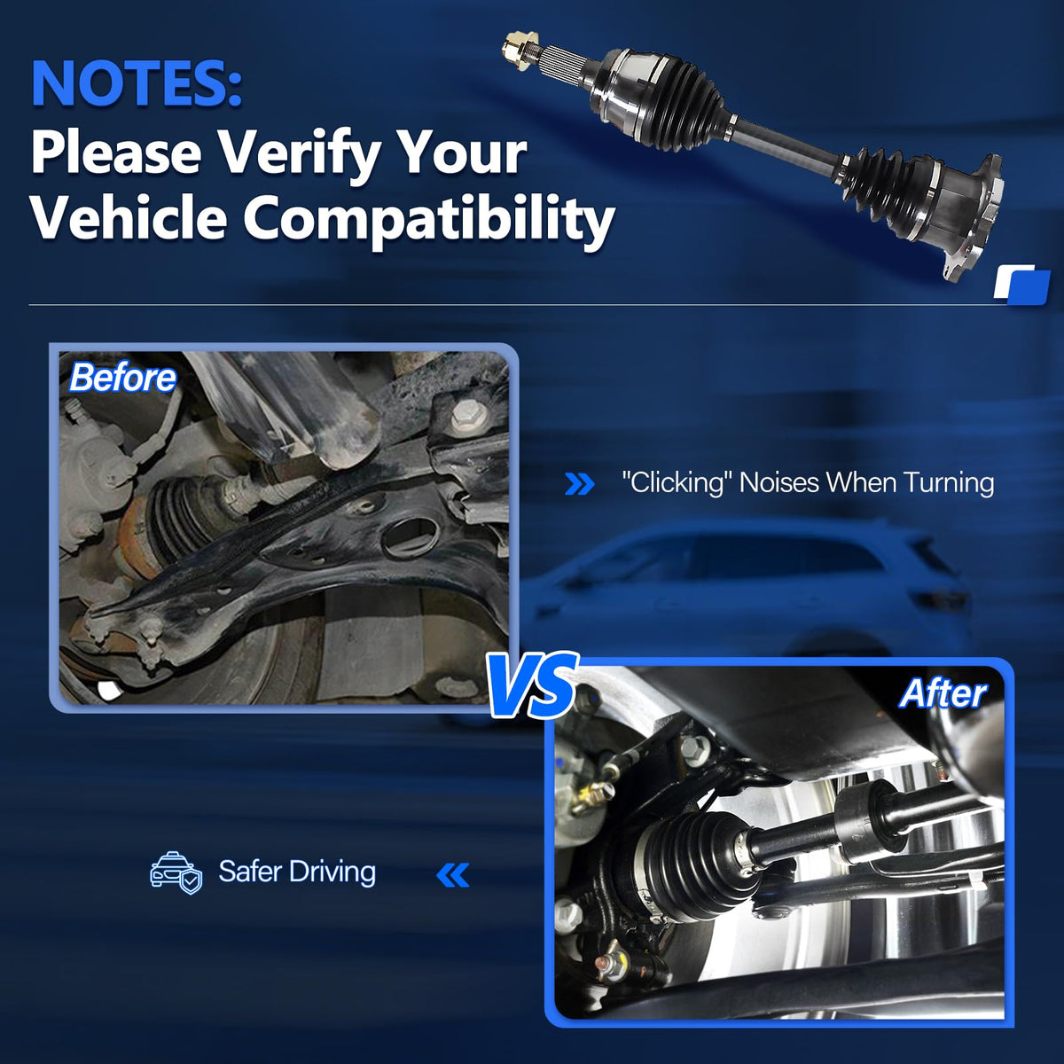 CV Axle Front Pair P27236