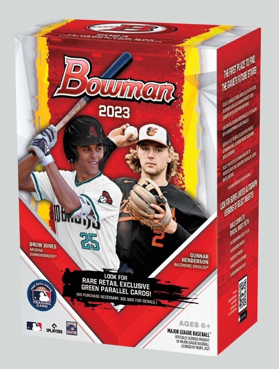 2023 Bowman Baseball Value Box 6 Packs 72 Cards I37730