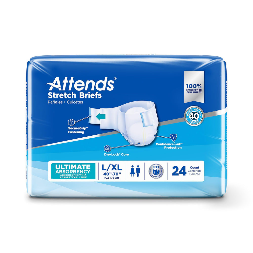 Large/X-Large Adult Incontinence Briefs 96 Ct Q93807