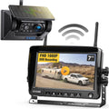 Magnetic Solar Wireless Backup Camera with 7" 1080P Monitor Q600