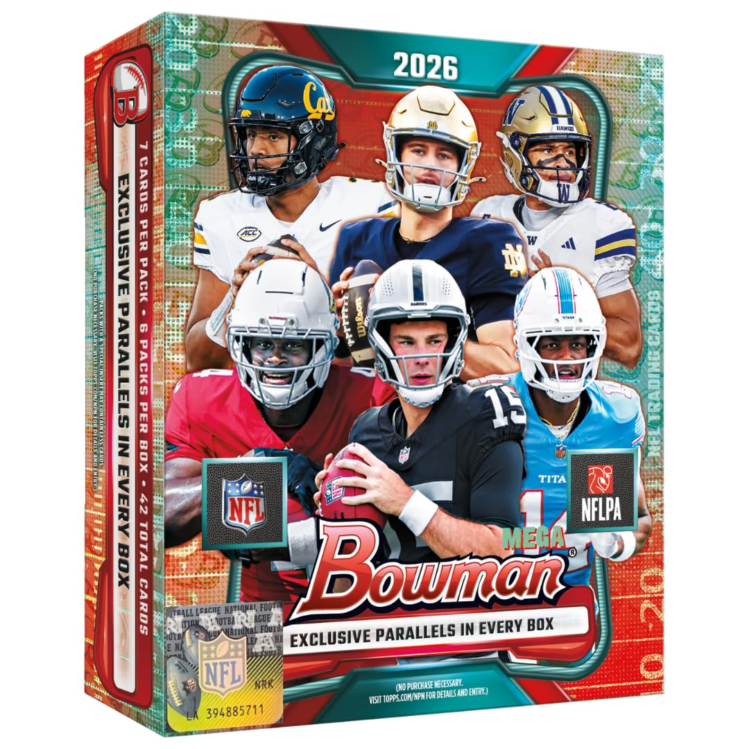 2026 Bowman Football Mega Box Factory Sealed Q39558