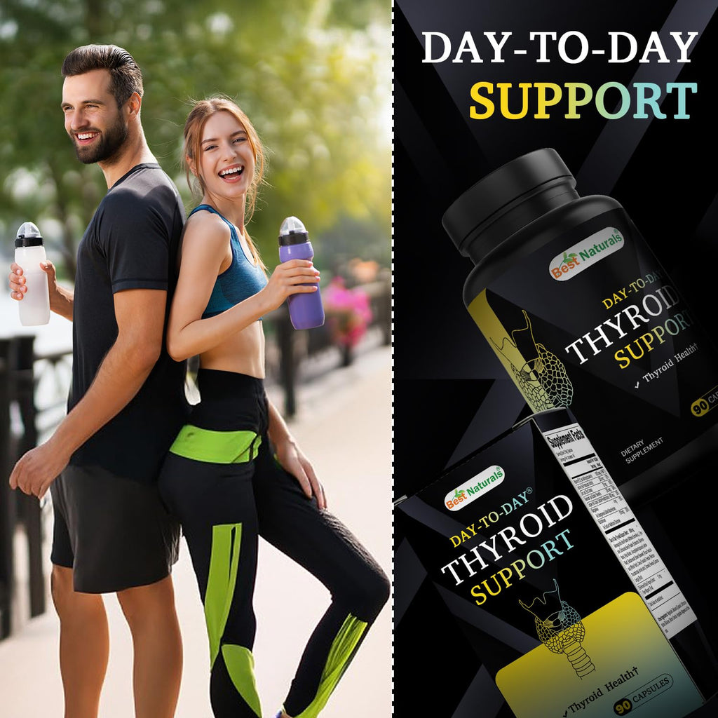 90 Vegetable Capsules Thyroid Support Supplement I329