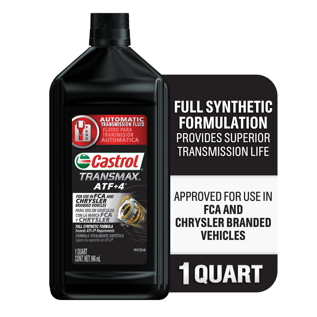 Transmax ATF+4 Automatic Transmission Fluid, 1 Quart, Pack of 6 W334608