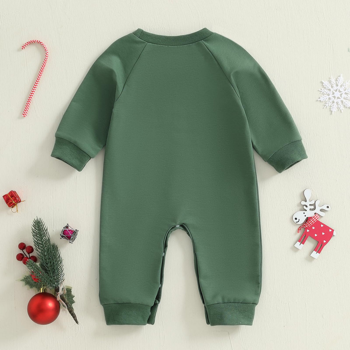 Newborn Thanksgiving Sweatshirt Jumpsuit Romper Y479
