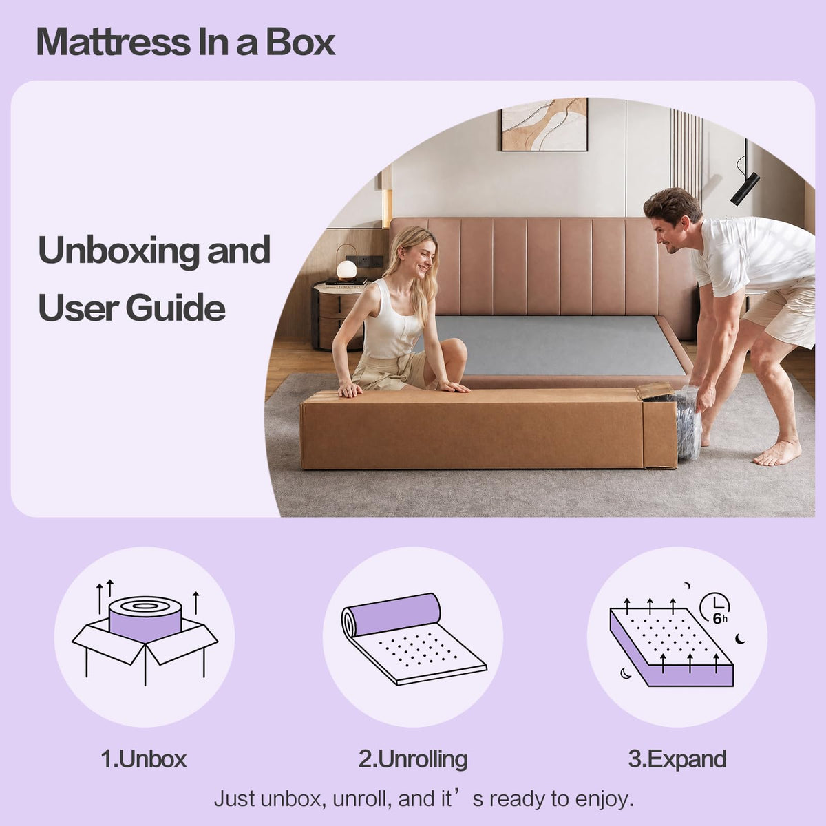 Queen 12 Inch Hybrid Mattress H66860