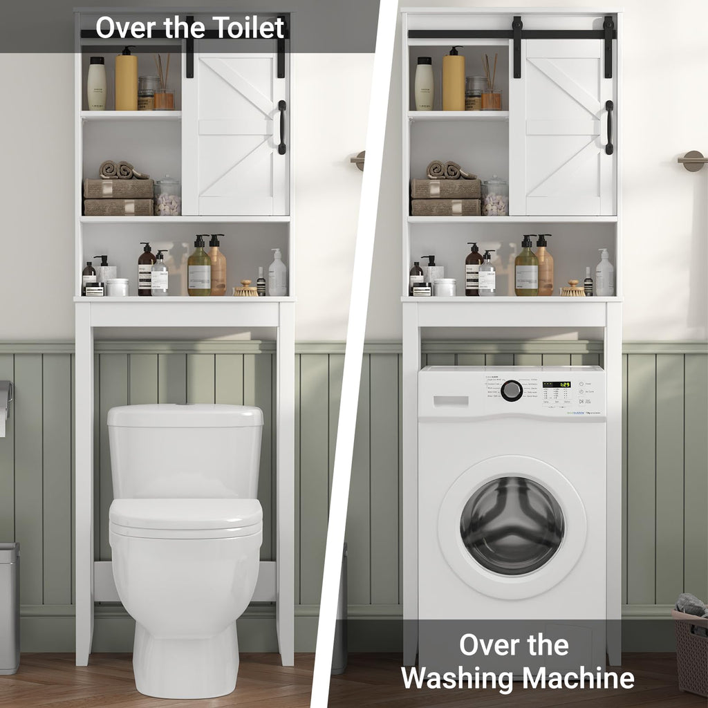 Over The Toilet Storage Cabinet, White P5656