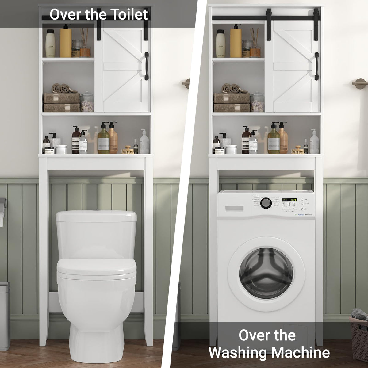 Over The Toilet Storage Cabinet, White P5656
