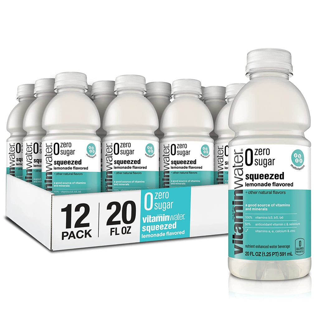 20 Fl Oz Vitamin Water ZERO Sugar Lemonade Pack of 12 R974