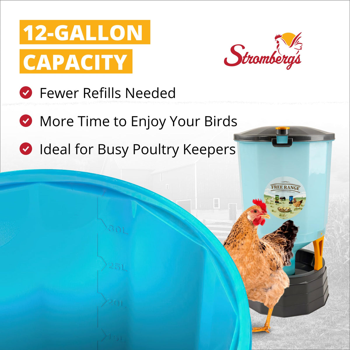 12 Gallon Poultry Waterer Q592