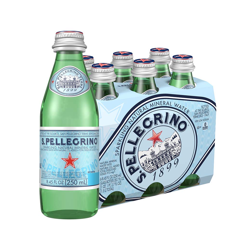 Sparkling Natural Mineral Water 8.45 fl oz 6 Count W711