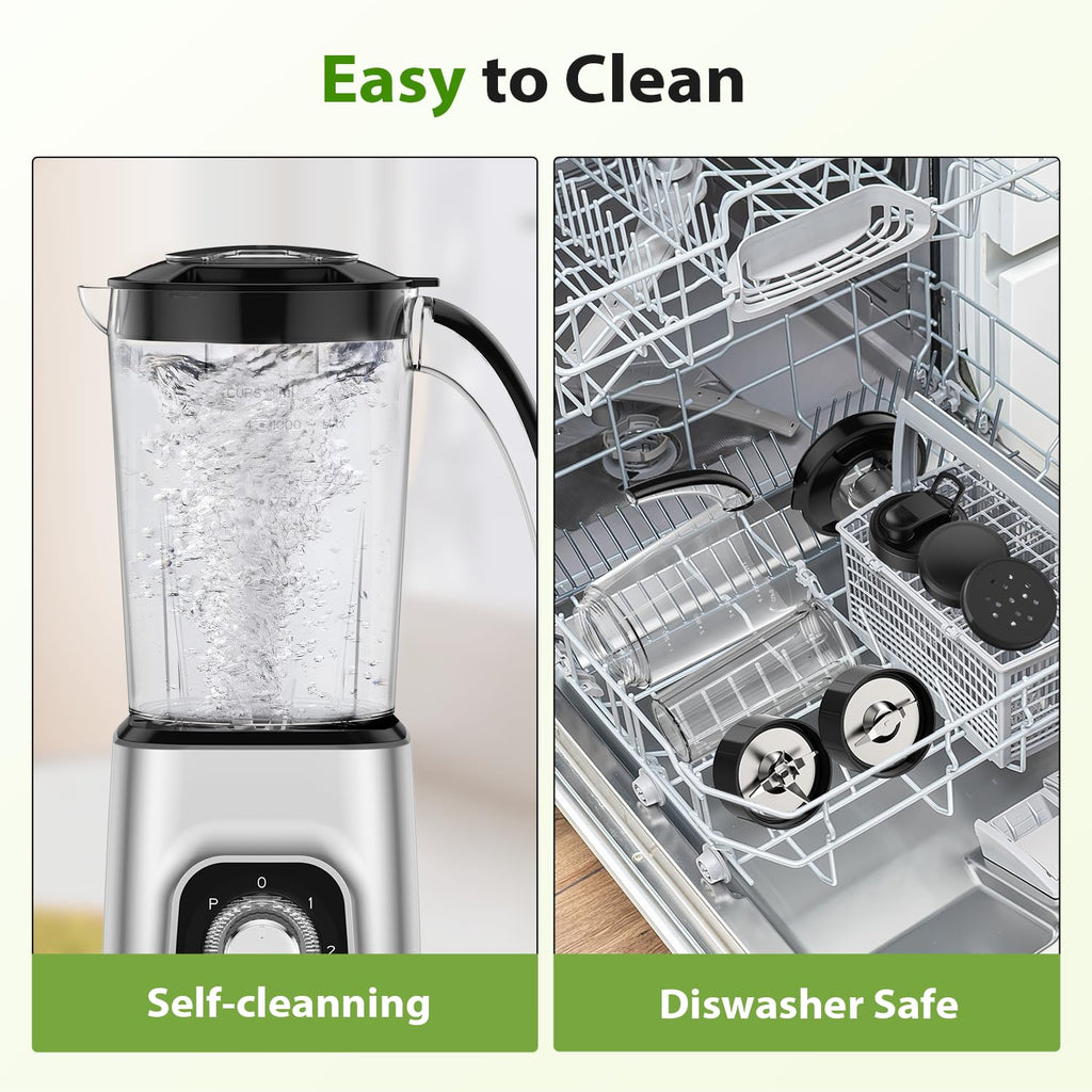 1000W 4 in 1 Blender Food Processor Combo Y886