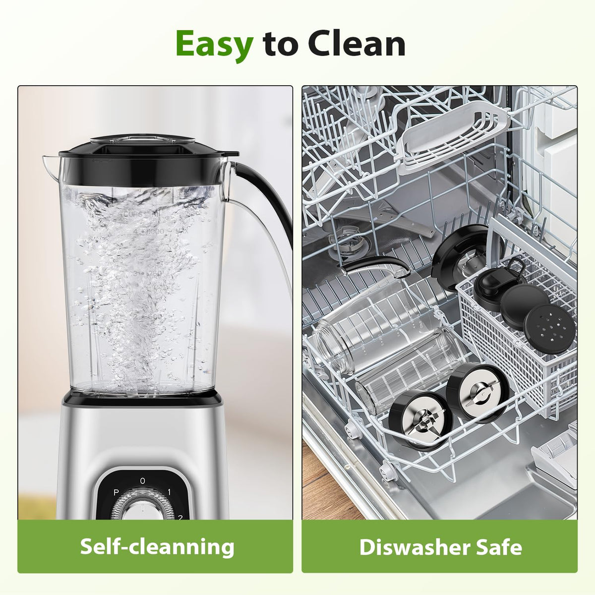 1000W 4 in 1 Blender Food Processor Combo Y886