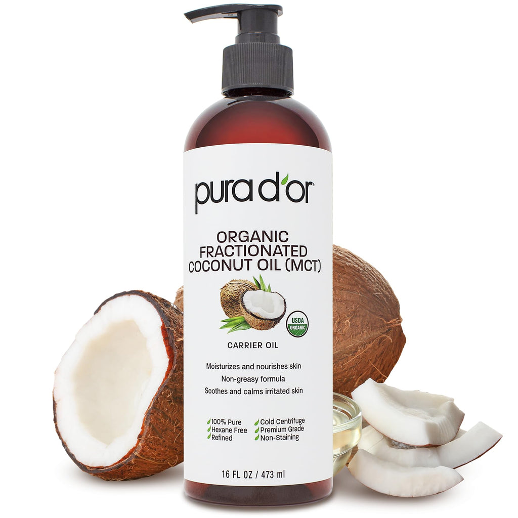 Organic Fractionated Coconut Oil & Lavender Essential Oil Bundle V2858