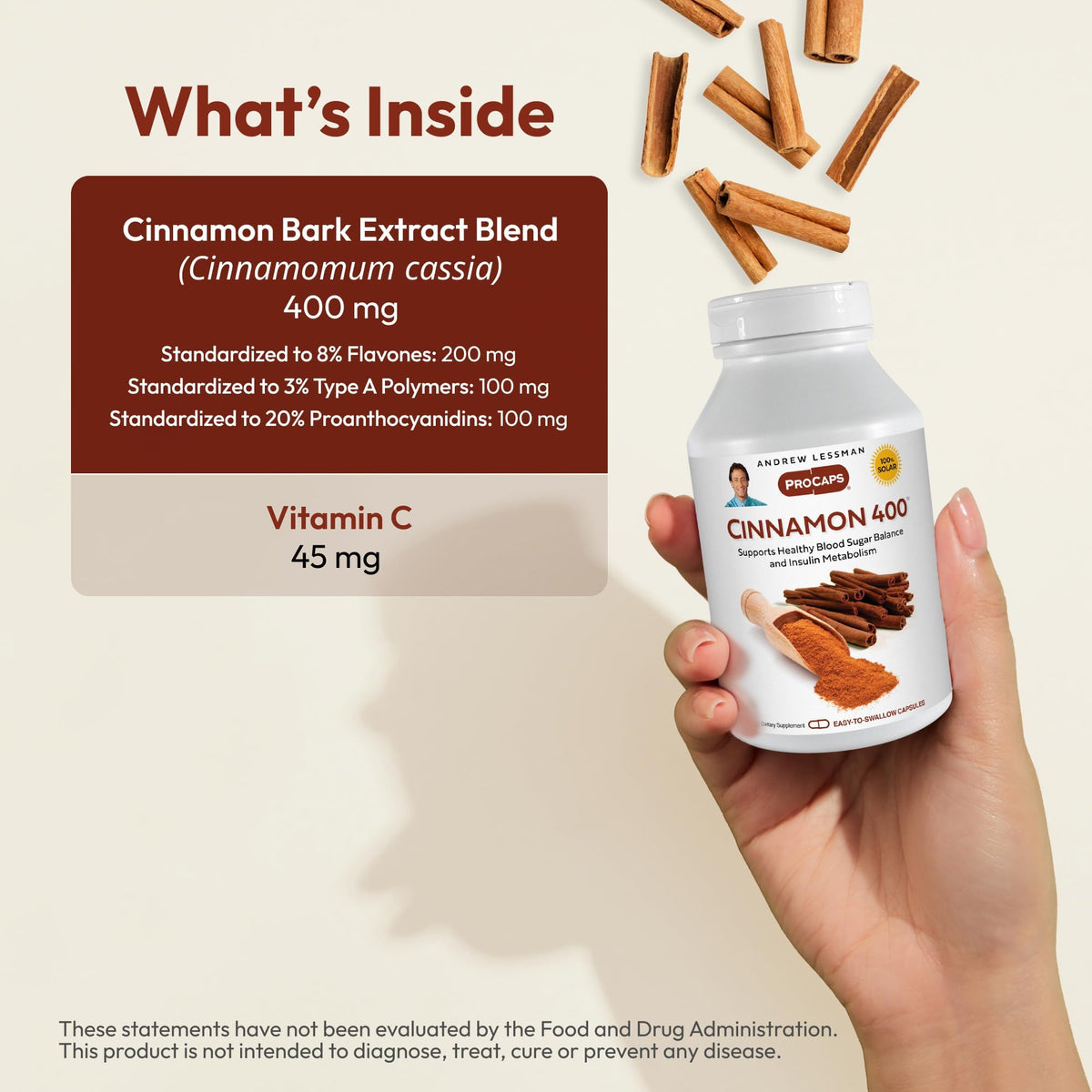 Cinnamon 400 mg 360 Capsules B807212