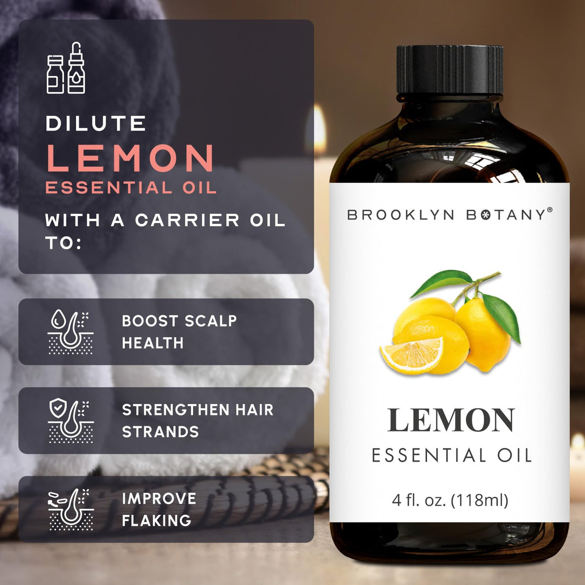 Lemon & Lemongrass Essential Oils 4 Fl Oz Pack of 2 D67114